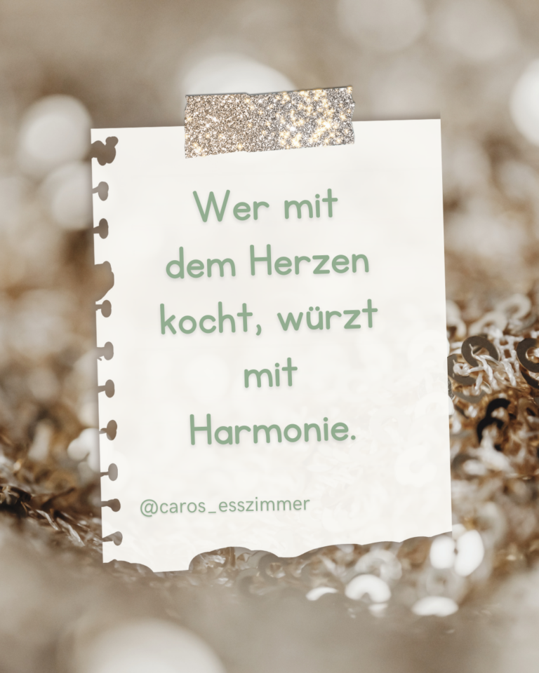 Mit Harmonie würzen