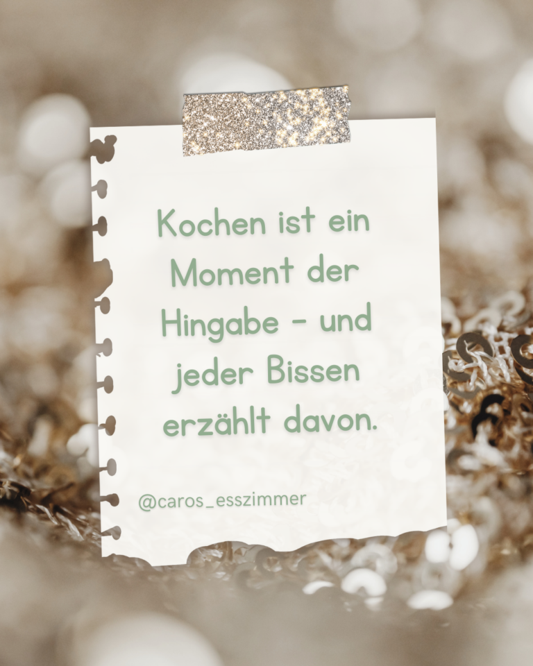 Hingabe die man schmeckt