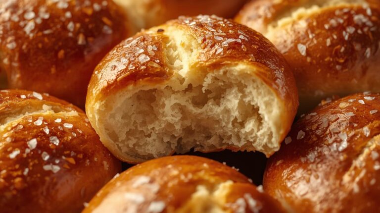 Wenn der Teig Zeit bekommt, entstehen Laugenbrötchen